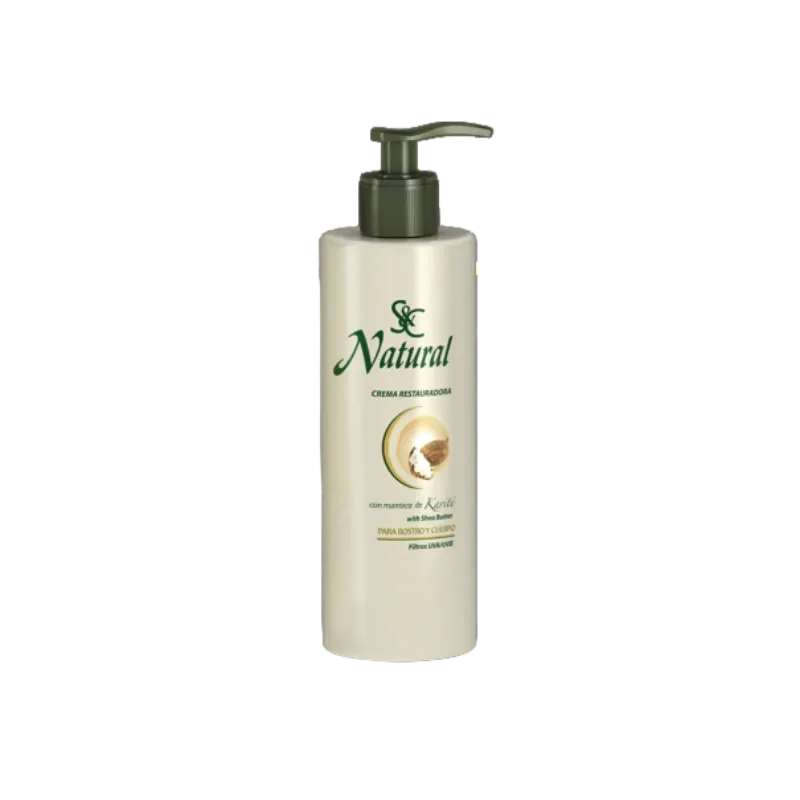 S&C Natural Crema Restauradora con Manteca de Karité 400 mL