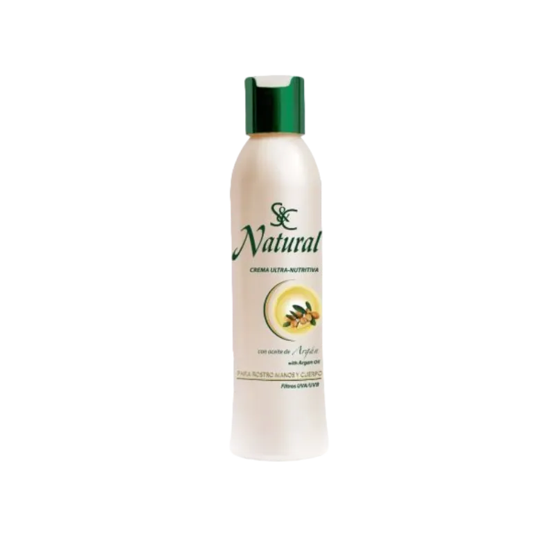 S&C Natural Crema Ultra-Nutritiva con Aceite de Argán 300 mL