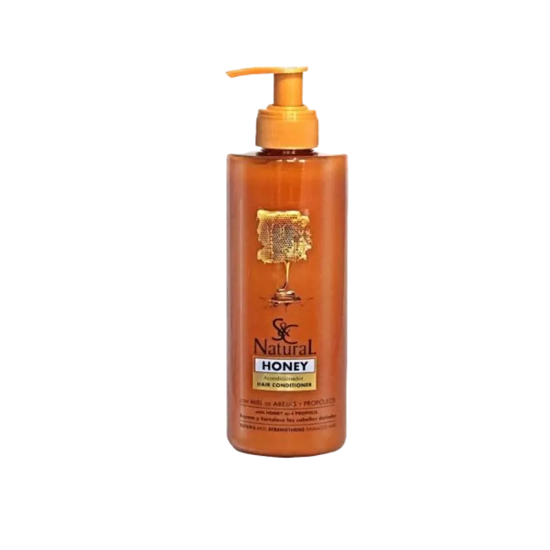 S&C Natural Honey Acondicionador con Miel de Abejas y Propóleos 400 mL