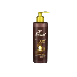 S&C Natural Oro Líquido Crema para Peinar con Aceite de Argán y Jojoba 400 ml