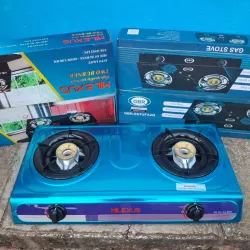 Cocina de gas licuado de 2 hornillas con magneto