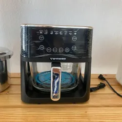 Freidoras de aire de 4L con vaso de vidrio