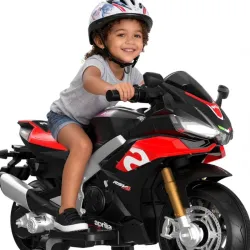Moto eléctrica marca Aprilia para niños