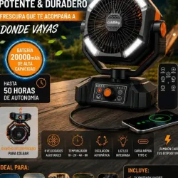 Ventilador recargable Coldsky