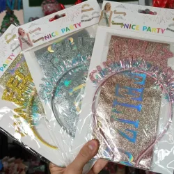 Cintillo + Banda Feliz Cumpleaños