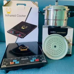 Cocina Infrarrojo + Olla de Presión