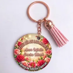 Llavero Circular MDF