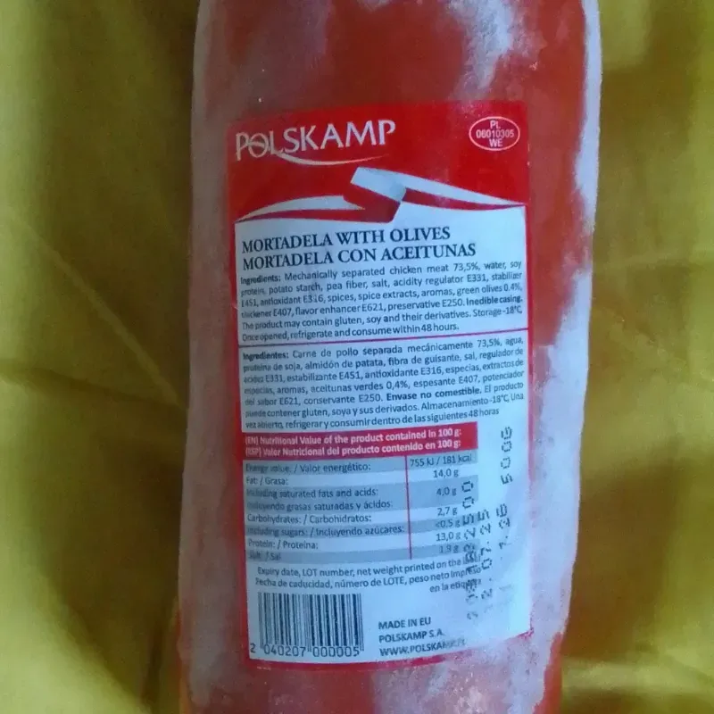 Mortadella con Aceitunas 