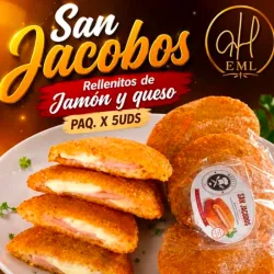 San Jacobs relleno de Jamón y Queso