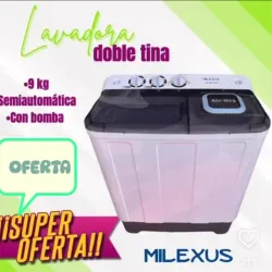 Lavadora semiautomatica Milexus