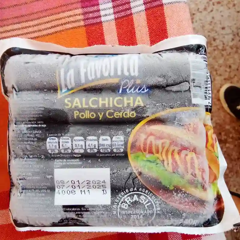 Salchichas Pollo y Cerdo 340 gr