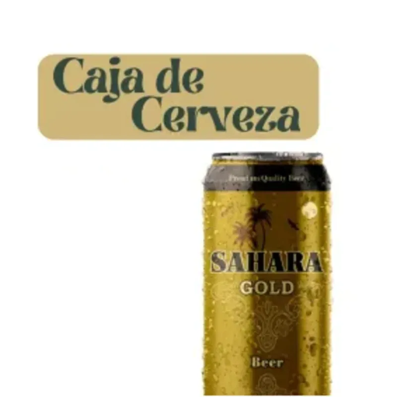Caja de cerveza Sahara Gold 5.2