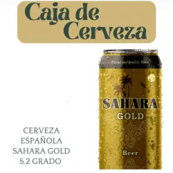 Caja de cerveza Sahara Gold 5.2
