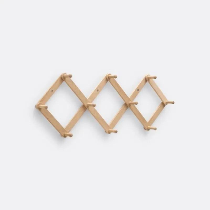 PERCHERO DE MADERA DE PARED