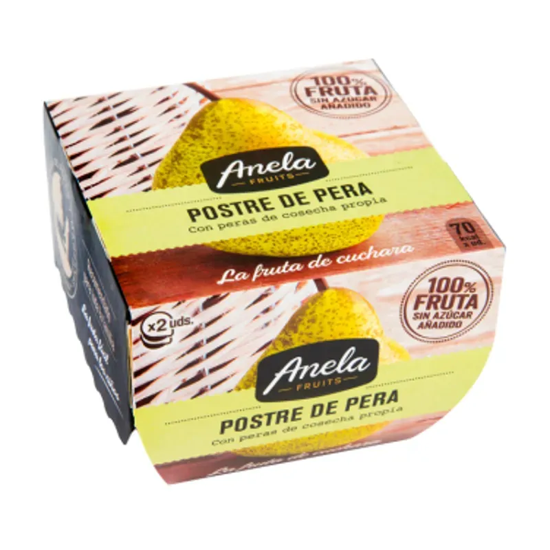 POSTRE DE PERA ANELA FRUITS (2 x 100g)