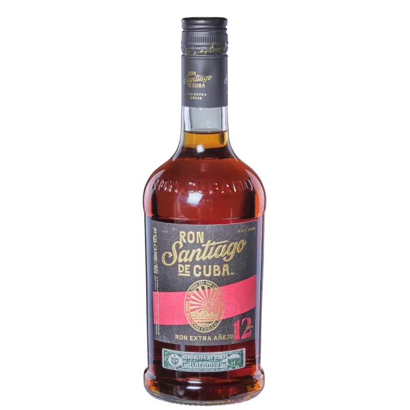 RON SANTIAGO DE CUBA EXTRA AÑEJO 12AÑOS