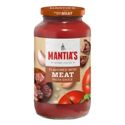 Salsa de tomate sazonada con carne