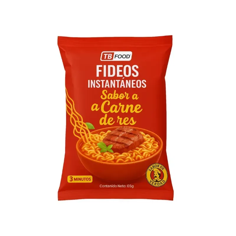 Sopa instantánea sabor a carne de Res 