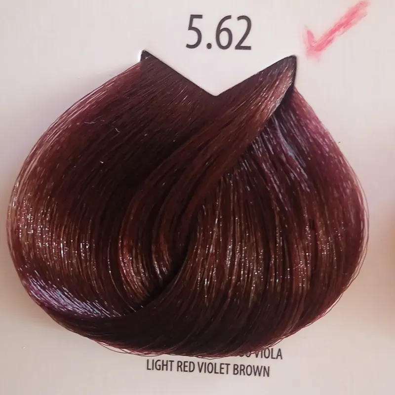 5.62 CASTAÑO CLARO ROJO VIOLETA *