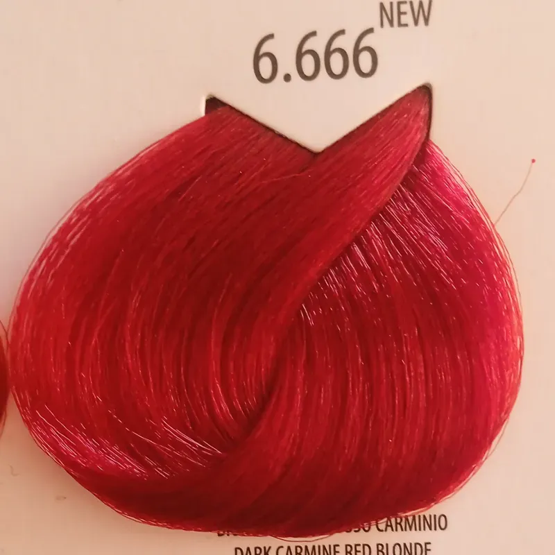 6.666 -Rubio oscuro rojo carmín 