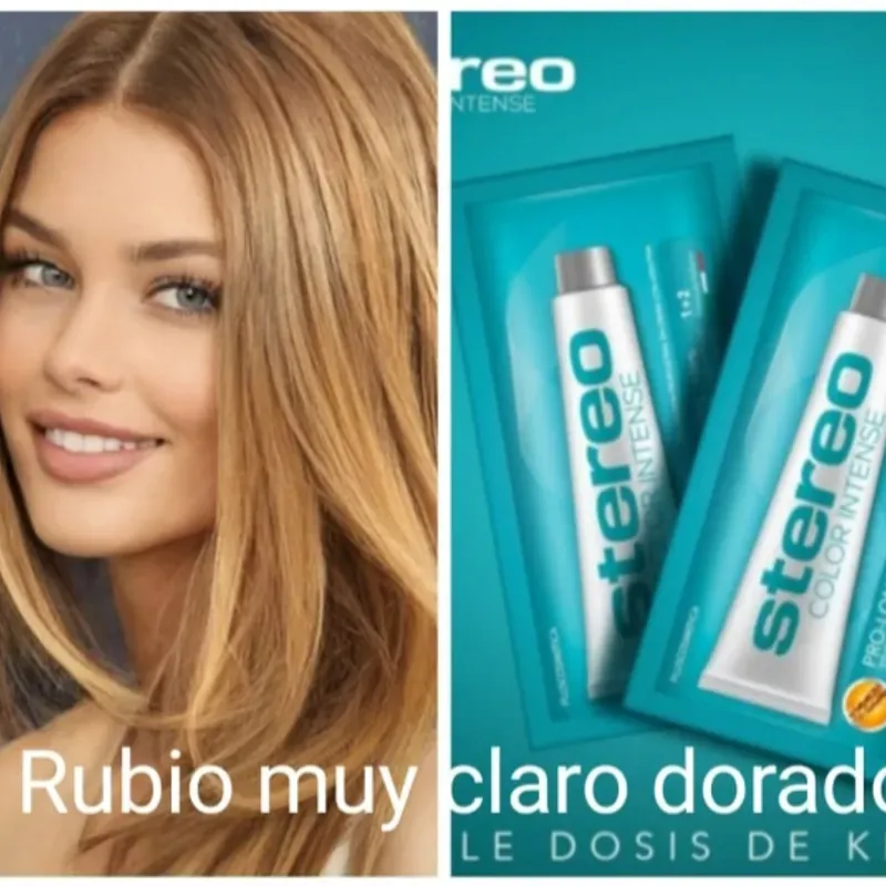 Rubio muy claro Dorado 9.3D
