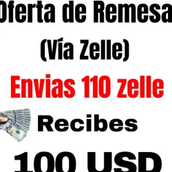 110 zelle = 100usd