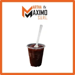 Vasos de mermelada de frutabomba