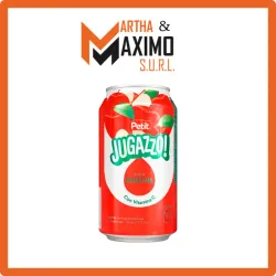 Jugo de lata Manzana