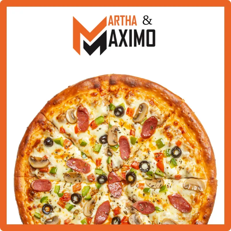 Pizza Jamón y Queso