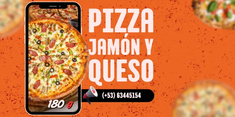 Pizza Jamón y Queso