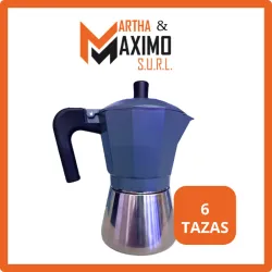 Cafetera 6T bicolor