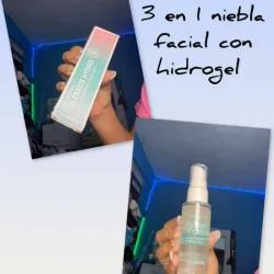 3 en 1 Niebla facial de Hirogel para pieles secas