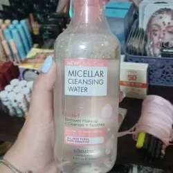 Agua micelar desmaquillante