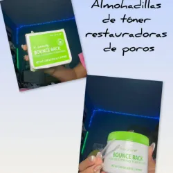 Almohadillas tónico restauradora de poros
