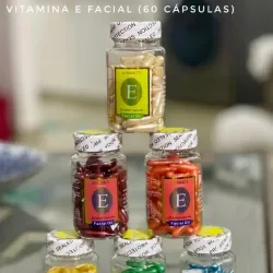 Cápsulas faciales de vitamina E