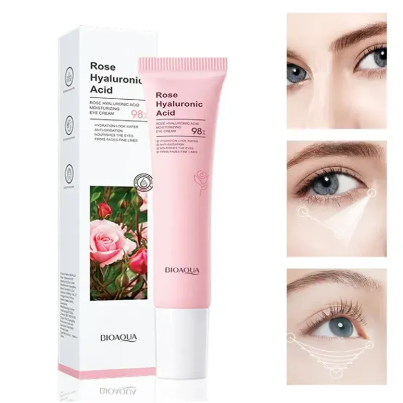 Contorno de ojos Rosas + Ácido Hialurónico 