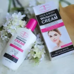 Crema aclarante para el cuerpo