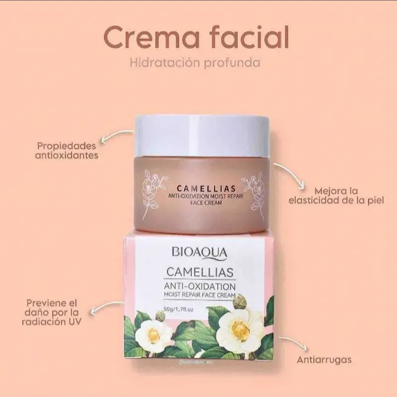 Crema hidratante camelias
