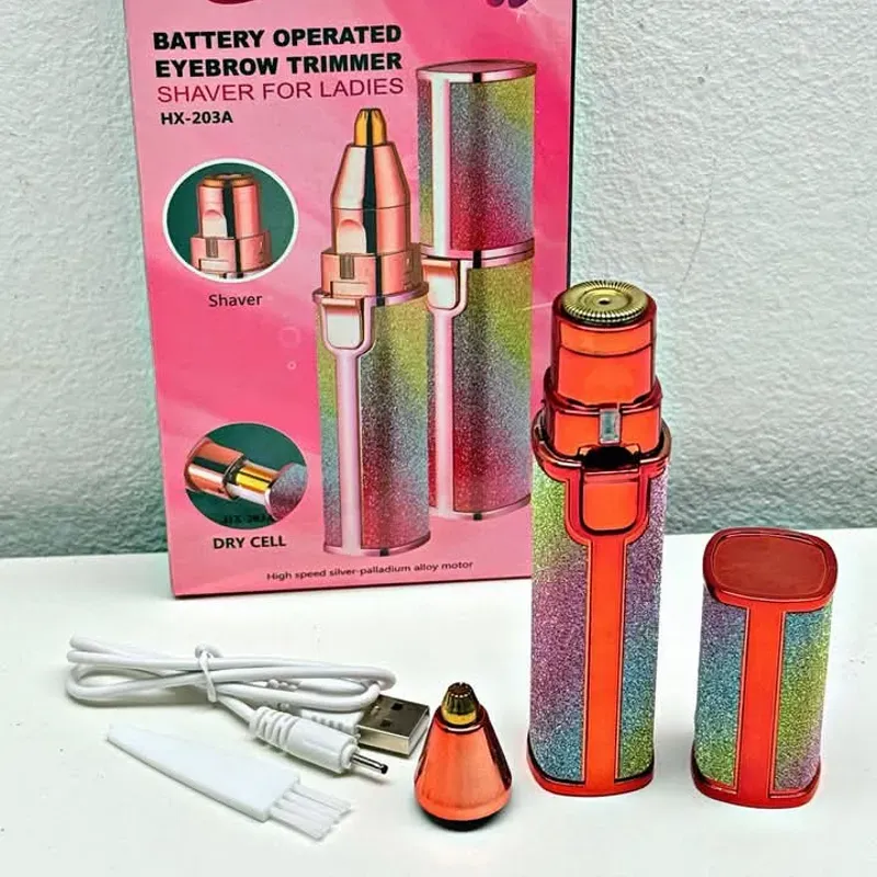 Depiladora facial recargable