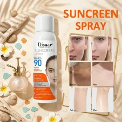 Disaar-Spray líquido de protección Solar para la cara y el cuerpo , Protector UVA&UVB 90.