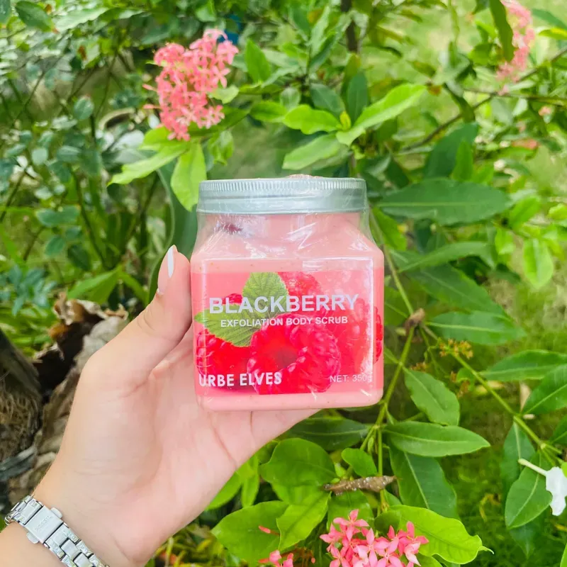 Exfoliante corporal de frambuesas 