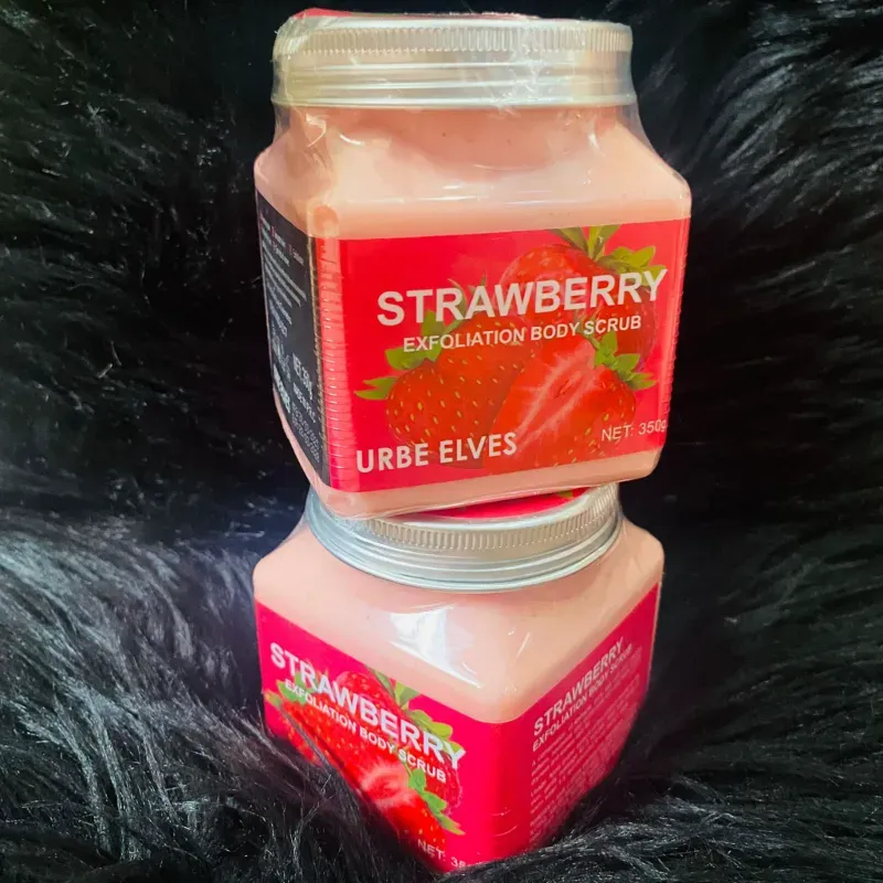 Exfoliante corporal de fresa