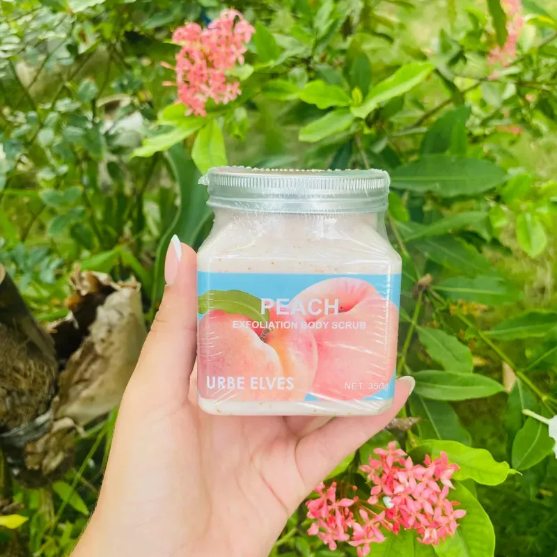 Exfoliante corporal de melocotón 