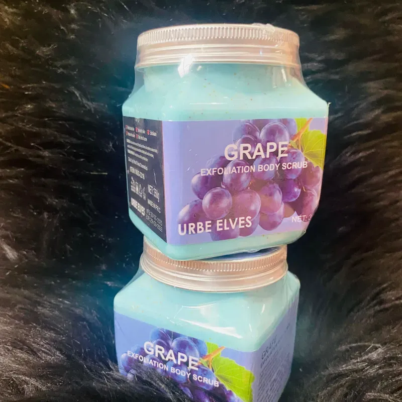 Exfoliante corporal de uvas