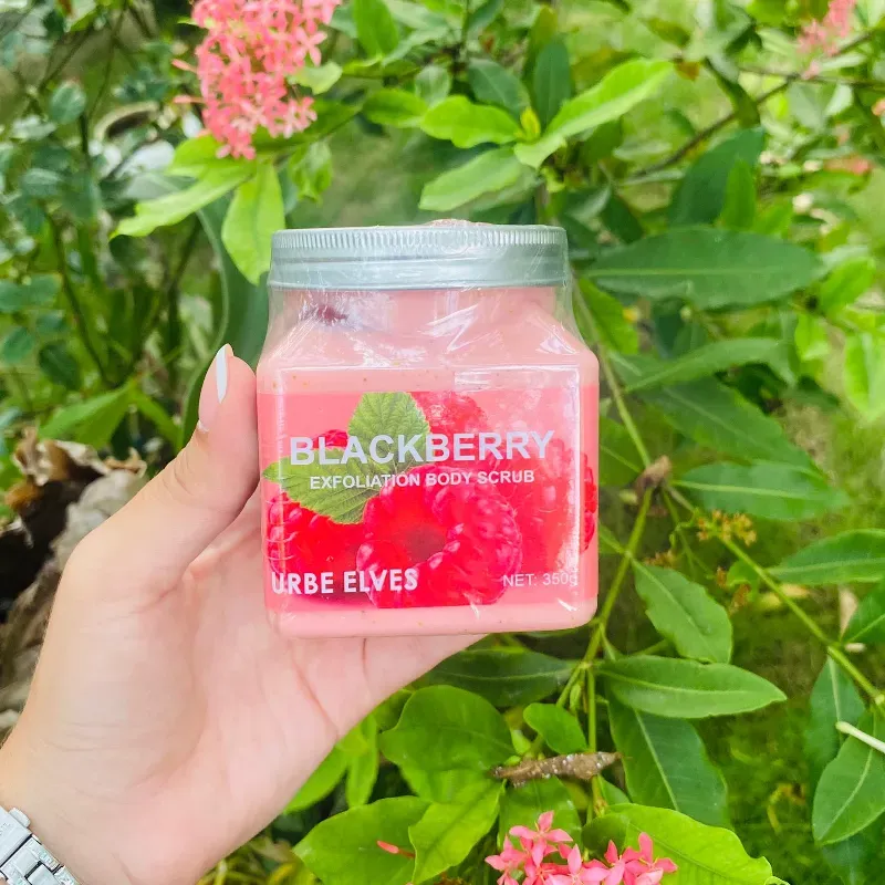 Exfoliante de frambuesas