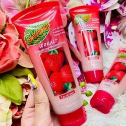 Exfoliante facial de fresas 🍓 