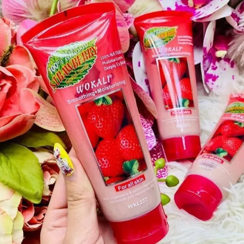 Exfoliante facial de fresas 🍓 