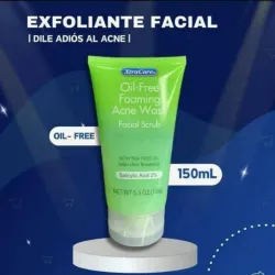 Exfoliante Facial para el Acné. OIL FREE. Árbol de té 