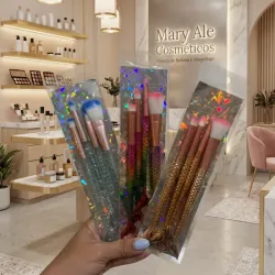 Kit 4 brochas cola de sirena