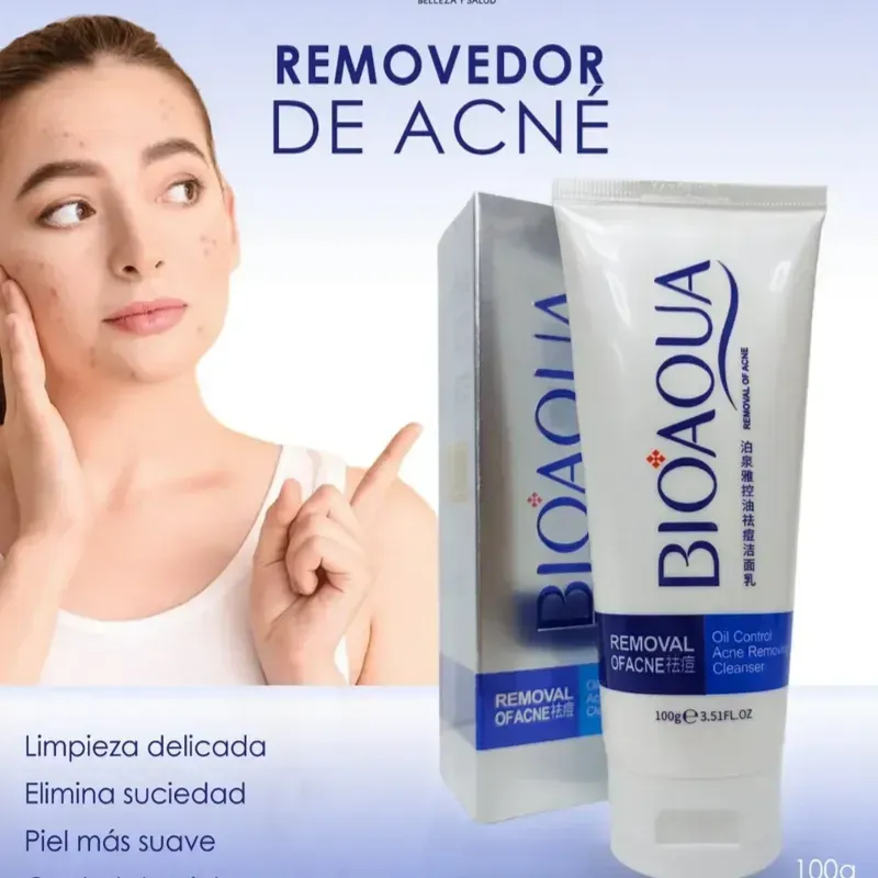 Limpiador facial removedor de acné 